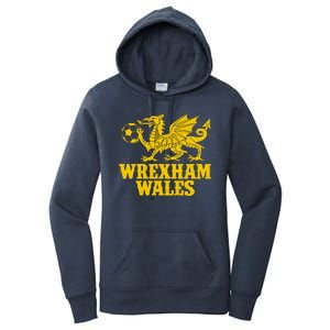 Wrexham Wales Red Dragons Soccer Futbol Women's Pullover Hoodie