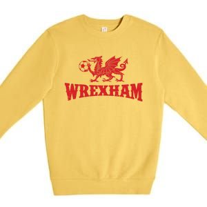 Wrexham Wales Red Dragons Soccer Futbol Premium Crewneck Sweatshirt