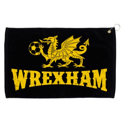 Wrexham Wales Red Dragons Soccer Futbol Grommeted Golf Towel