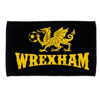 Wrexham Wales Red Dragons Soccer Futbol Microfiber Hand Towel