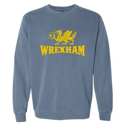 Wrexham Wales Red Dragons Soccer Futbol Garment-Dyed Sweatshirt