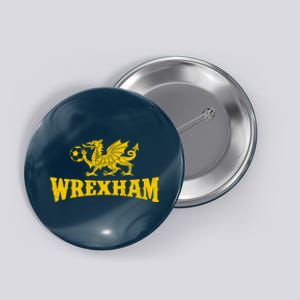 Wrexham Wales Red Dragons Soccer Futbol Button