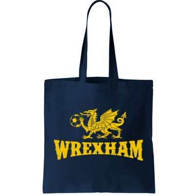 Wrexham Wales Red Dragons Soccer Futbol Tote Bag