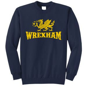 Wrexham Wales Red Dragons Soccer Futbol Tall Sweatshirt