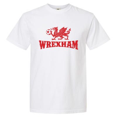 Wrexham Wales Red Dragons Soccer Futbol Garment-Dyed Heavyweight T-Shirt