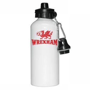 Wrexham Wales Red Dragons Soccer Futbol Aluminum Water Bottle 