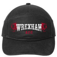 Wrexham Wales Red Dragon Retro Vintage 7-Panel Snapback Hat