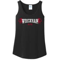 Wrexham Wales Red Dragon Retro Vintage Ladies Essential Tank