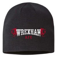 Wrexham Wales Red Dragon Retro Vintage Sustainable Beanie