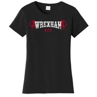 Wrexham Wales Red Dragon Retro Vintage Women's T-Shirt