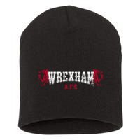 Wrexham Wales Red Dragon Retro Vintage Short Acrylic Beanie