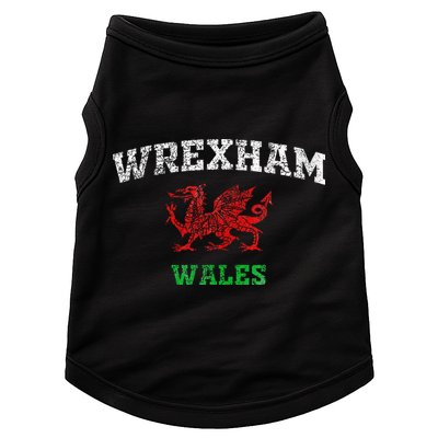 Wrexham Wales Retro Vintage Doggie Tank