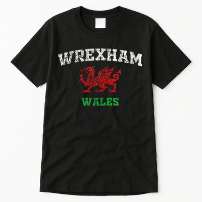 Wrexham Wales Retro Vintage Tall T-Shirt