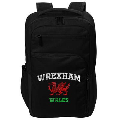 Wrexham Wales Retro Vintage Impact Tech Backpack