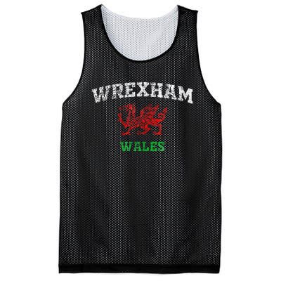 Wrexham Wales Retro Vintage Mesh Reversible Basketball Jersey Tank