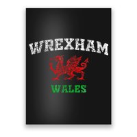Wrexham Wales Retro Vintage Poster