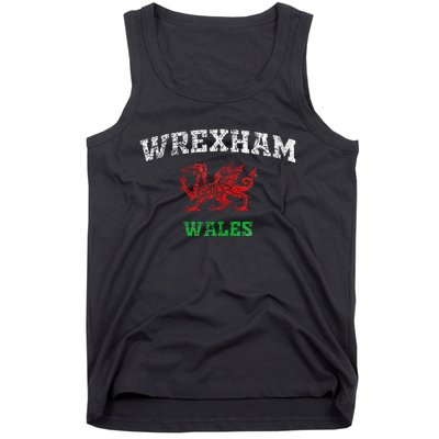 Wrexham Wales Retro Vintage Tank Top