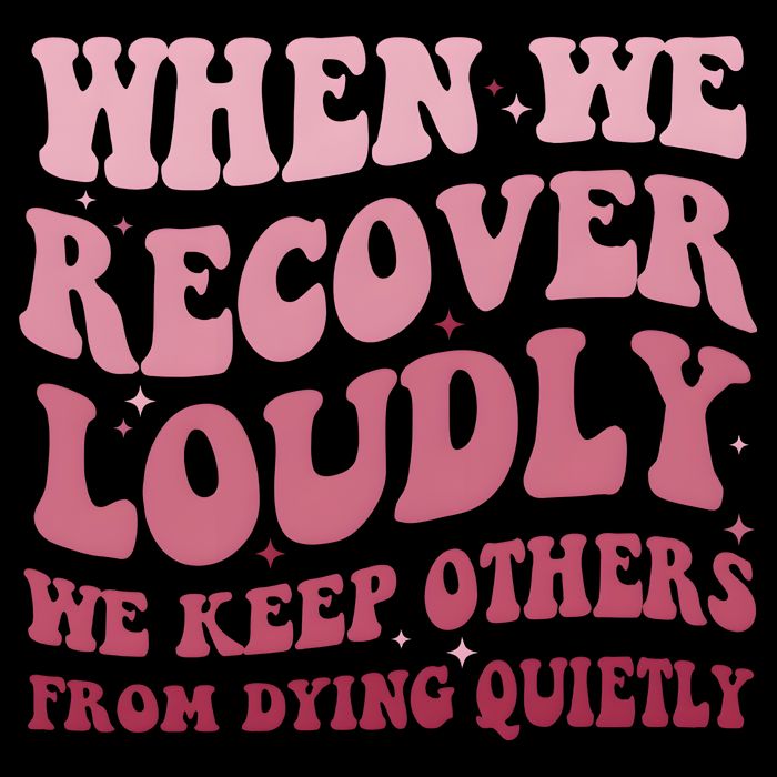 When We Recover Loudly We Keep Other From Dying Quietly 16 in Basic Backpack