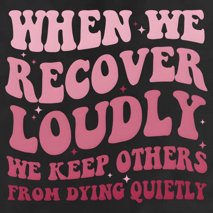 When We Recover Loudly We Keep Other From Dying Quietly Golf Towel