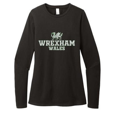 W.R.E.X.H.A.M Wales Retro Vintage Womens CVC Long Sleeve Shirt