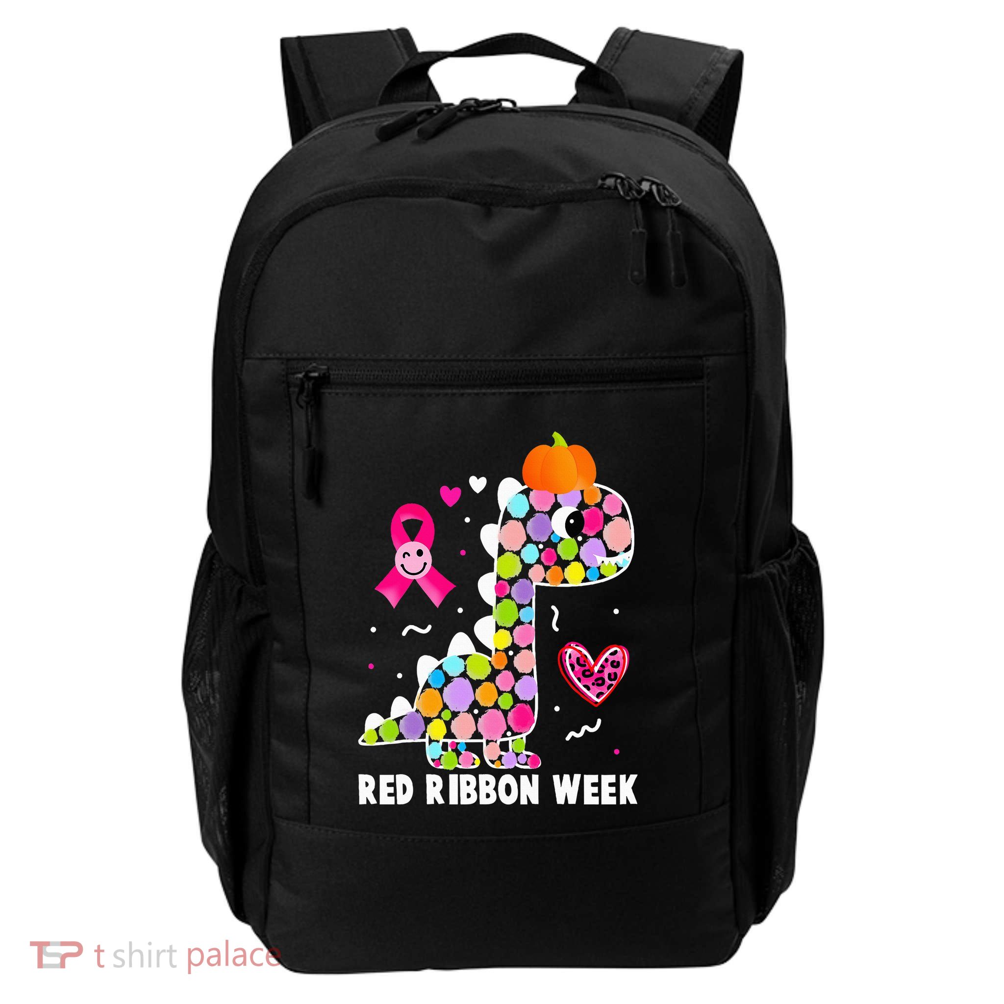 We Wear Red Ribbon Week Awareness Red Ribbon Week Backpack