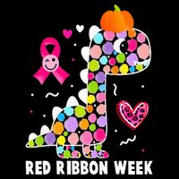 We Wear Red Ribbon Week Awareness Red Ribbon Week Sustainable Bucket Hat