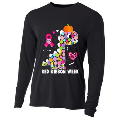 We Wear Red Ribbon Week Awareness Red Ribbon Week Cooling Performance Long Sleeve Crew