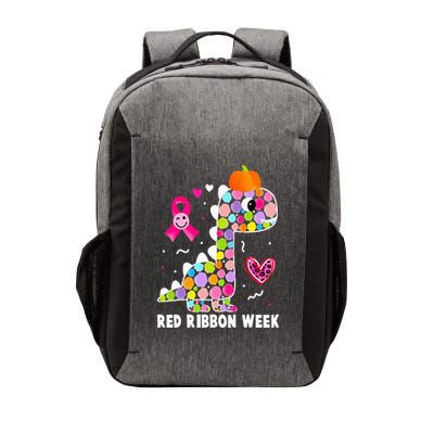 We Wear Red Ribbon Week Awareness Red Ribbon Week Vector Backpack