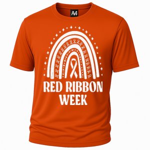 We Wear Red Ribbon Week Drug free red ribbon week Cooling Performance Crew T-Shirt