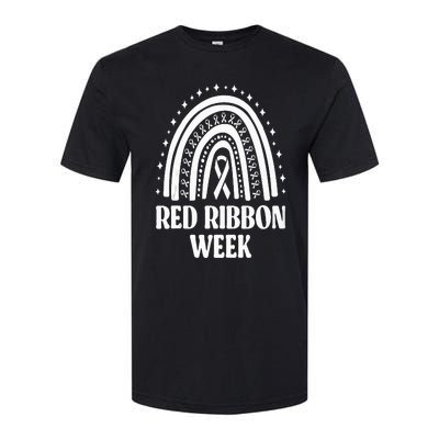 We Wear Red Ribbon Week Drug free red ribbon week Softstyle® CVC T-Shirt