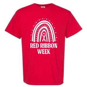 We Wear Red Ribbon Week Drug free red ribbon week Garment-Dyed Heavyweight T-Shirt