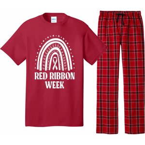 We Wear Red Ribbon Week Drug free red ribbon week Pajama Set