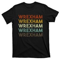 Wrexham Wales Retro 80s Souvenir T-Shirt