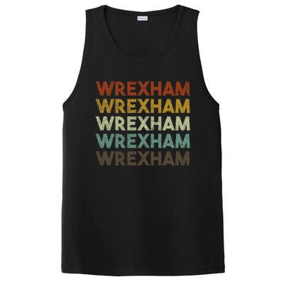 Wrexham Wales Retro 80s Souvenir PosiCharge Competitor Tank