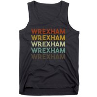 Wrexham Wales Retro 80s Souvenir Tank Top