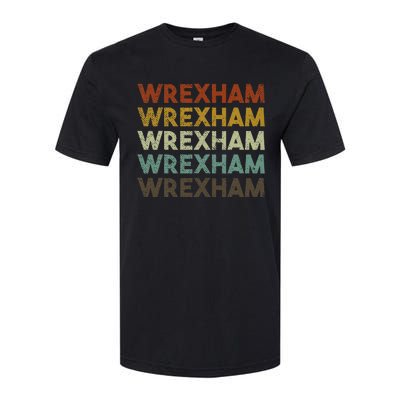 Wrexham Wales Retro 80s Souvenir Softstyle CVC T-Shirt