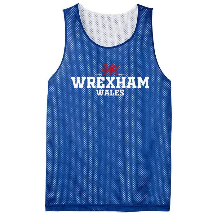 Wrexham Wales Retro Vintage Mesh Reversible Basketball Jersey Tank