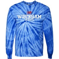 Wrexham Wales Retro Vintage Tie-Dye Long Sleeve Shirt