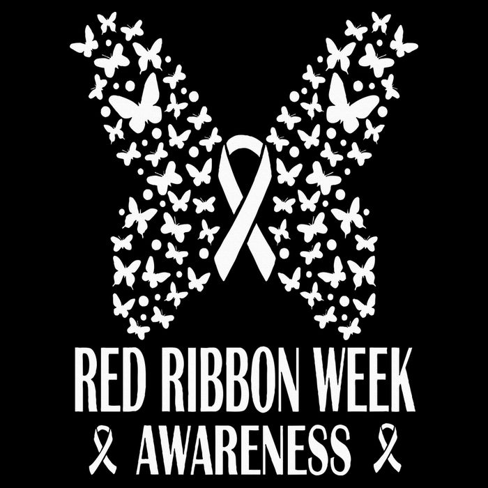 We Wear Red Ribbon Week Drug free Red Ribbon Week Awareness Impact Tech Backpack