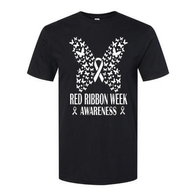 We Wear Red Ribbon Week Drug free Red Ribbon Week Awareness Softstyle CVC T-Shirt