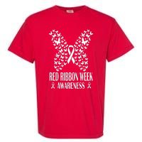 We Wear Red Ribbon Week Drug free Red Ribbon Week Awareness Garment-Dyed Heavyweight T-Shirt