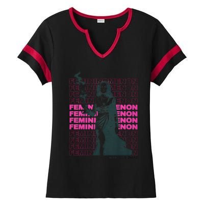 What We Really Need Is A Femininomenon Tees Femininomenon Kamala Harris 2024 Ladies Halftime Notch Neck Tee