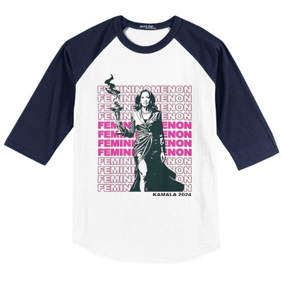 What We Really Need Is A Femininomenon Tees Femininomenon Kamala Harris 2024 Baseball Sleeve Shirt