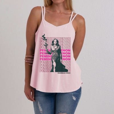 What We Really Need Is A Femininomenon Tees Femininomenon Kamala Harris 2024 Women's Strappy Tank