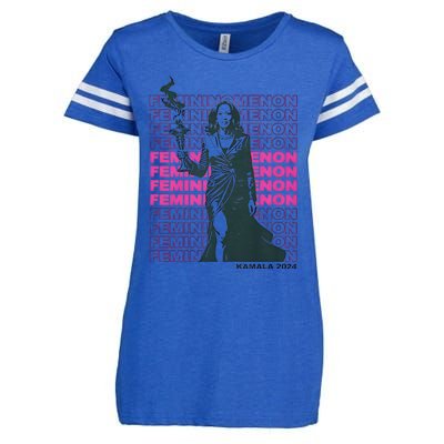 What We Really Need Is A Femininomenon Tees Femininomenon Kamala Harris 2024 Enza Ladies Jersey Football T-Shirt