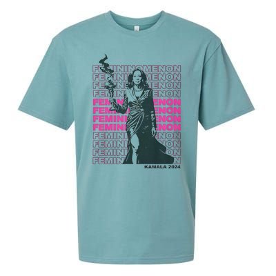 What We Really Need Is A Femininomenon Tees Femininomenon Kamala Harris 2024 Sueded Cloud Jersey T-Shirt