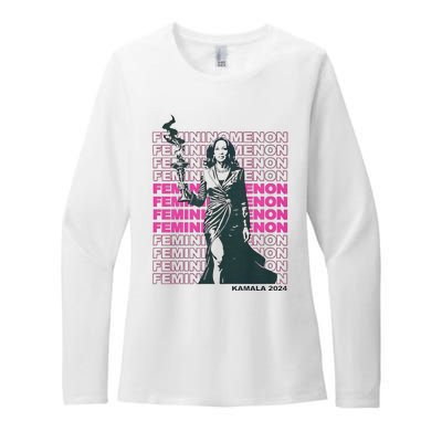 What We Really Need Is A Femininomenon Tees Femininomenon Kamala Harris 2024 Womens CVC Long Sleeve Shirt