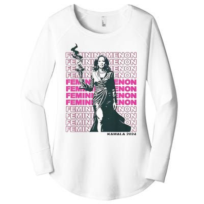 What We Really Need Is A Femininomenon Tees Femininomenon Kamala Harris 2024 Women's Perfect Tri Tunic Long Sleeve Shirt