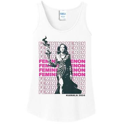 What We Really Need Is A Femininomenon Tees Femininomenon Kamala Harris 2024 Ladies Essential Tank