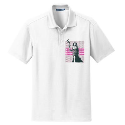 What We Really Need Is A Femininomenon Tees Femininomenon Kamala Harris 2024 Dry Zone Grid Polo